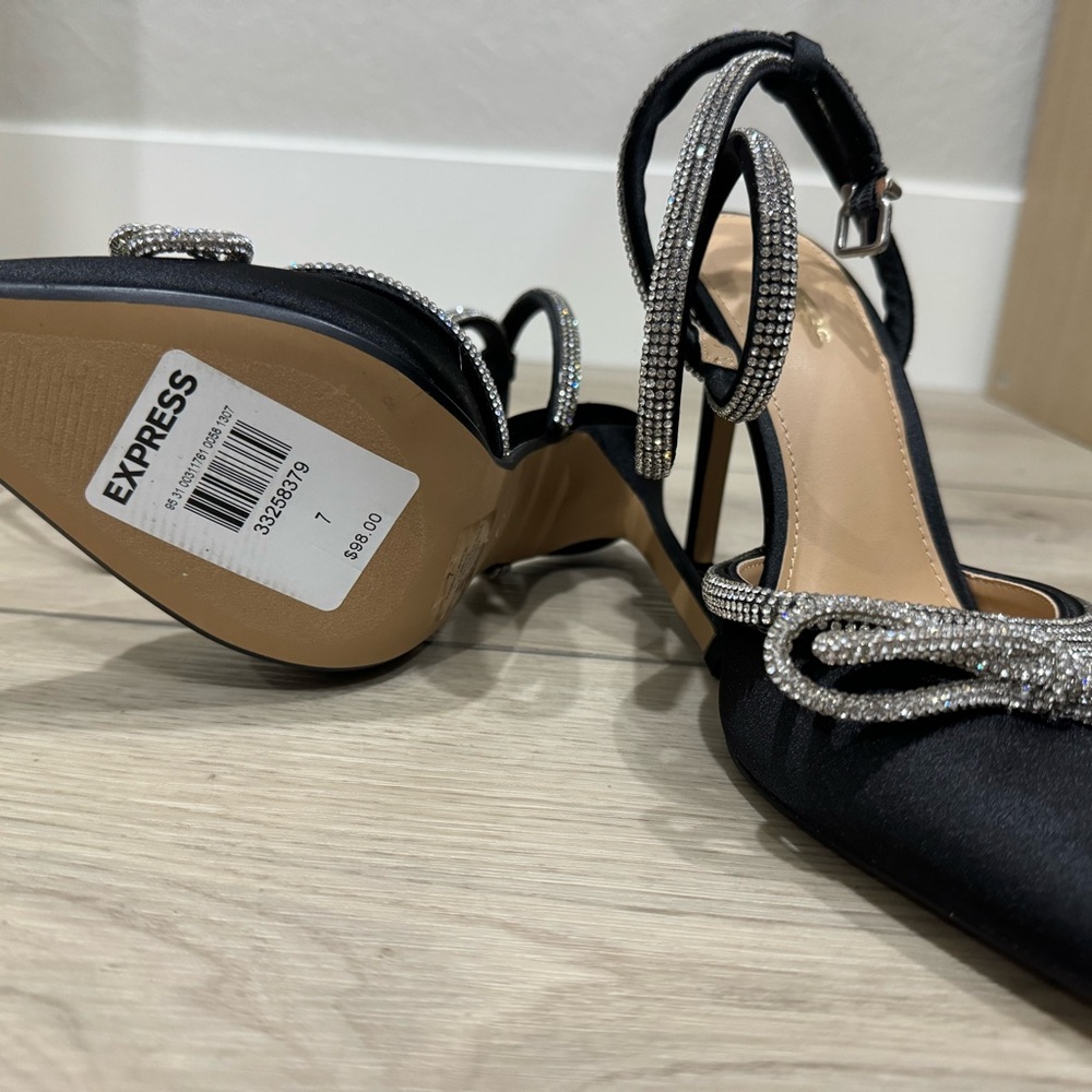 Express Rhinestone Pumps - Picture 2 of 3